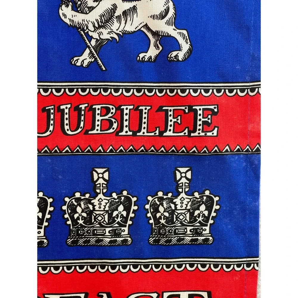 Emma Bridgewater Diamond Jubilee Tea Towel God Save The Queen Corgi 1952-2012